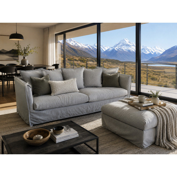 LIAM 3 SEATER AND OTTOMAN